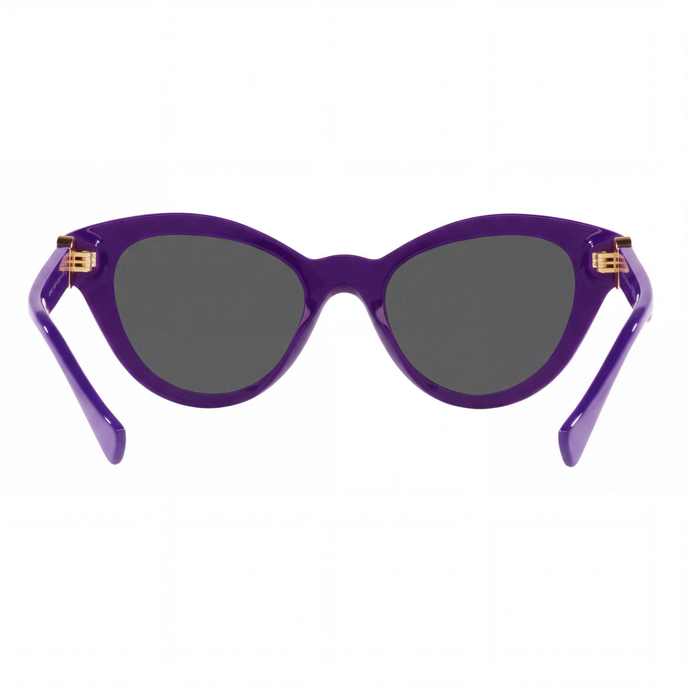 Versace 0VE4435 Cat Eye Sunglasses Unisex — side view, Non-polarization Purple/Reddish lens