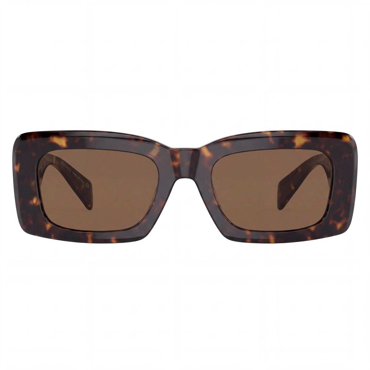 Versace 0VE4444U Brown, Tortoise Rectangle Sunglasses for Women, 54mm, Photo 2