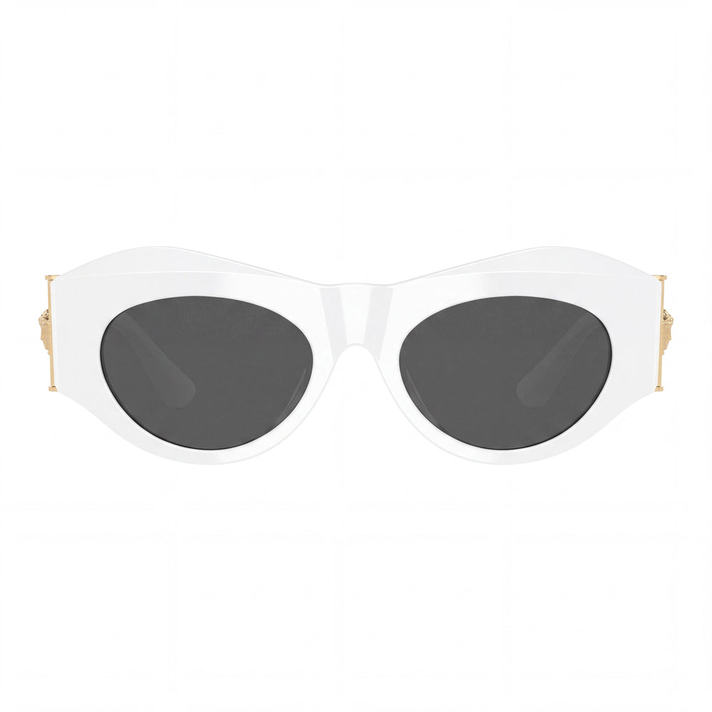 Versace 0VE4477U Oval Sunglasses for Women — front view, Tortoise frame