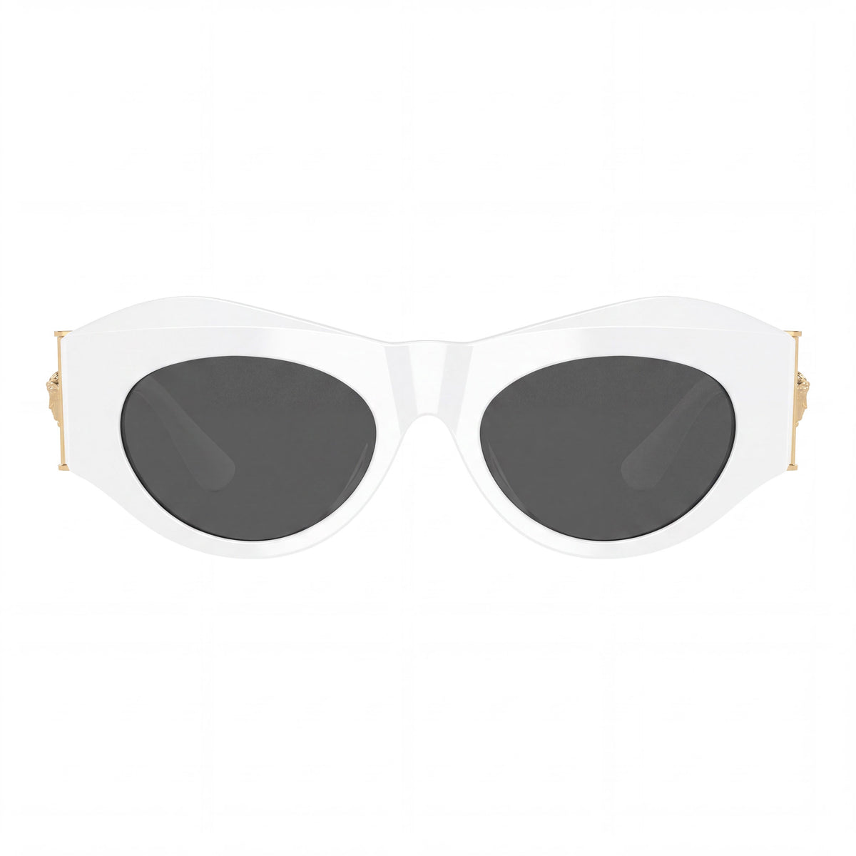 Gafas de sol Versace 0VE4477U Blancas - Gris oscuro ovaladas para mujer, 52 mm, Photo 2