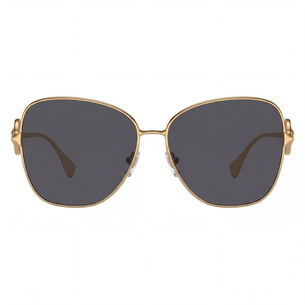 Versace 100287 Rectangle Sunglasses for Women — front view, Metal frame