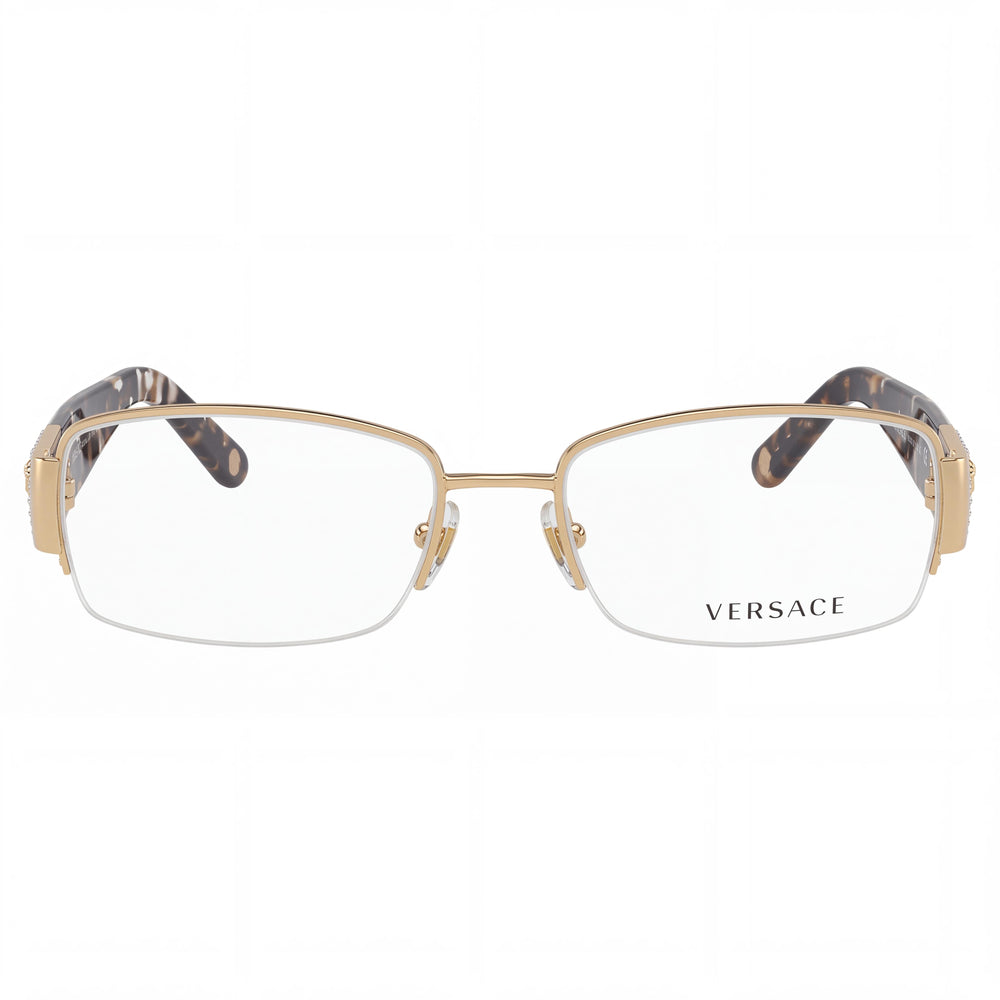 Versace 1175B/V Rectangle Eyeglasses for Women — front view, Metal