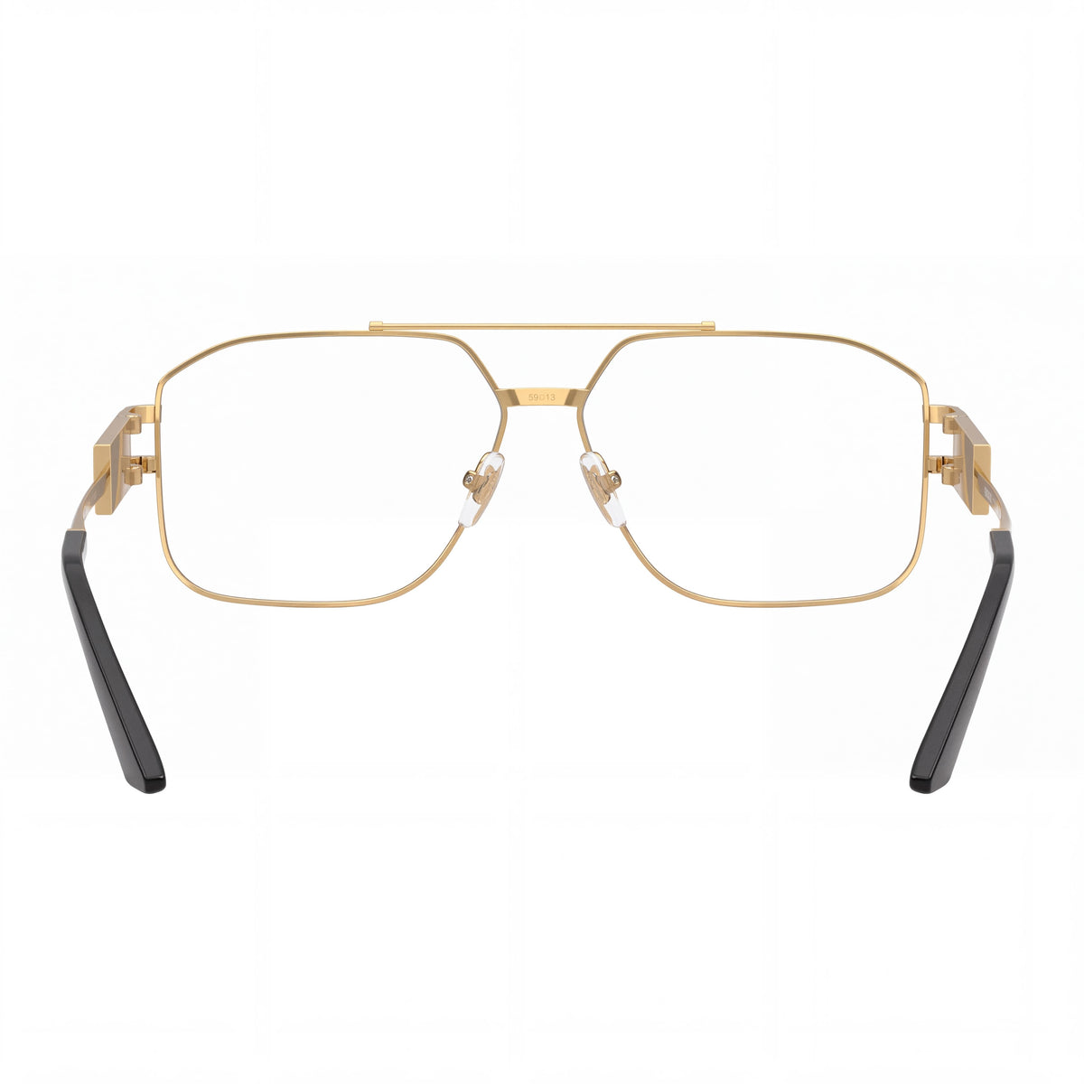 Versace 1302 Gold Aviator Eyeglasses Unisex, 57mm, Photo 3