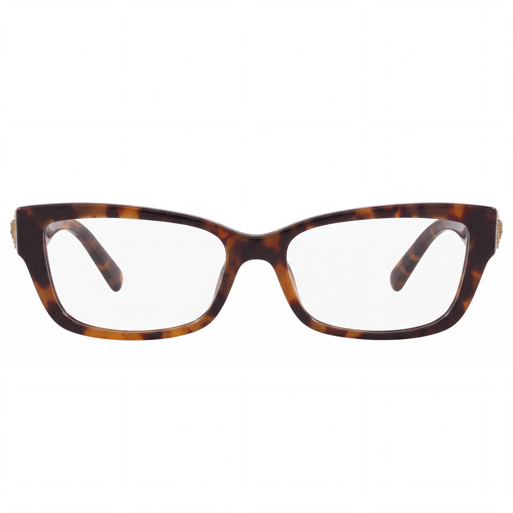 Versace 3284-B Rectangle Eyeglasses for Women — front view, Plastic