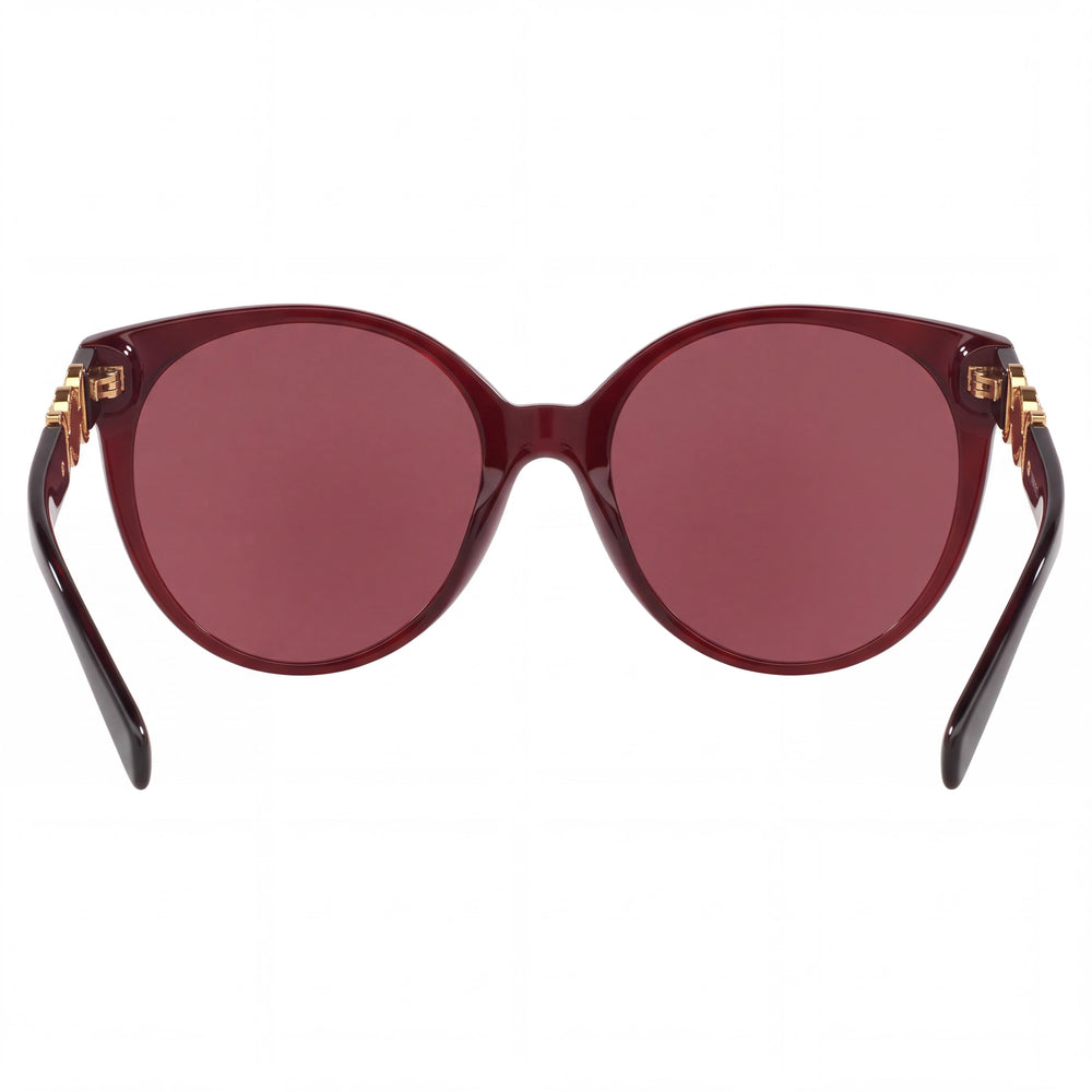 Versace 541069 Oval Sunglasses Women — side view, Non-Polarized Pink lens