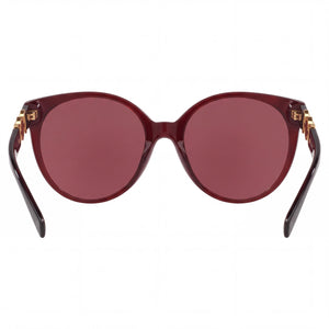 Versace 541069 Oval Sunglasses Women — side view, Non-Polarized Pink lens