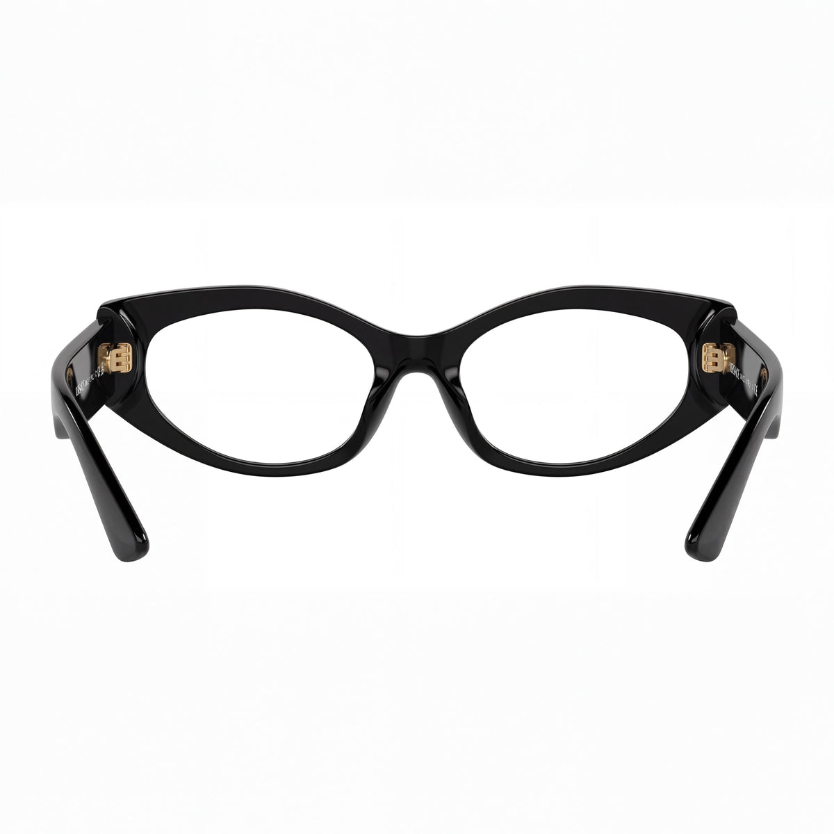 Gafas graduadas ovaladas Versace negras para mujer, Photo 2