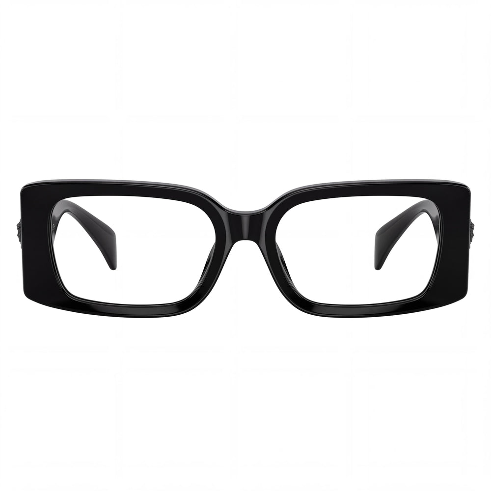 Versace Rectangle Eyeglasses for Women — front view, Polycarbonate