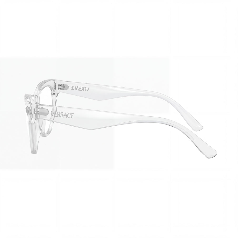 Versace Classic Cat Eye Eyeglasses for Unisex — front view, Injected