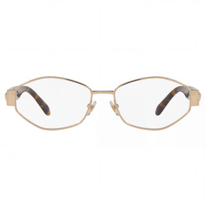Versace Classic Rectangle Eyeglasses for Women — front view, Metal