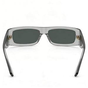 Versace Classic Rectangle Eyeglasses Unisex — front view, Rectangle frame