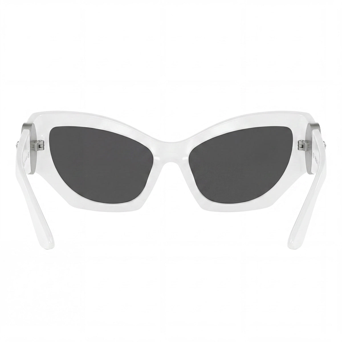 Gafas de sol Versace Classic Cat Eye blancas para mujer, 60 mm, Photo 4