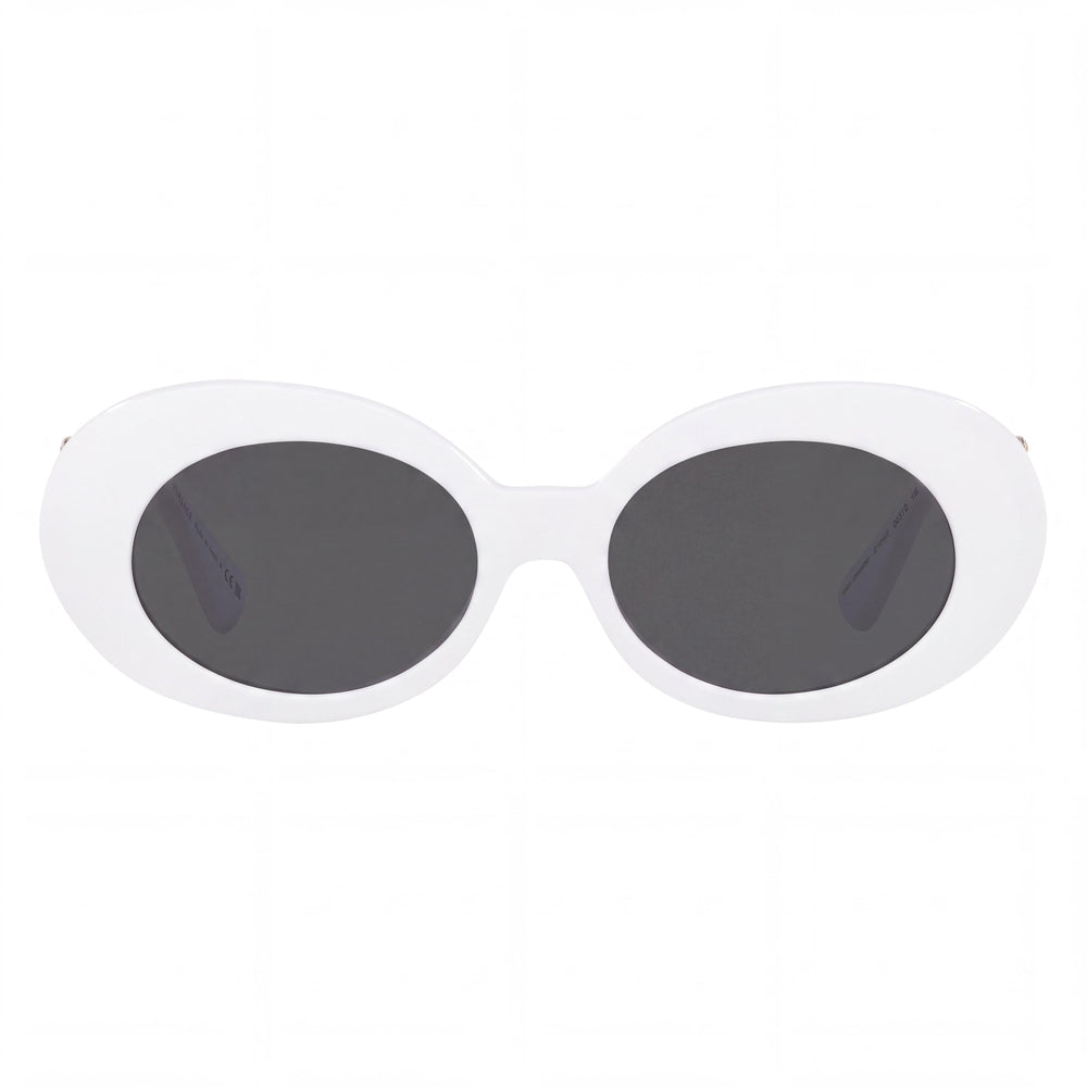 Versace VE4426BU Oval Sunglasses for Women — front view, Acetate frame