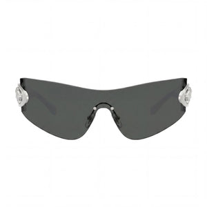 Versace Glam Modern Shield Sunglasses Unisex — front view, Acetate frame