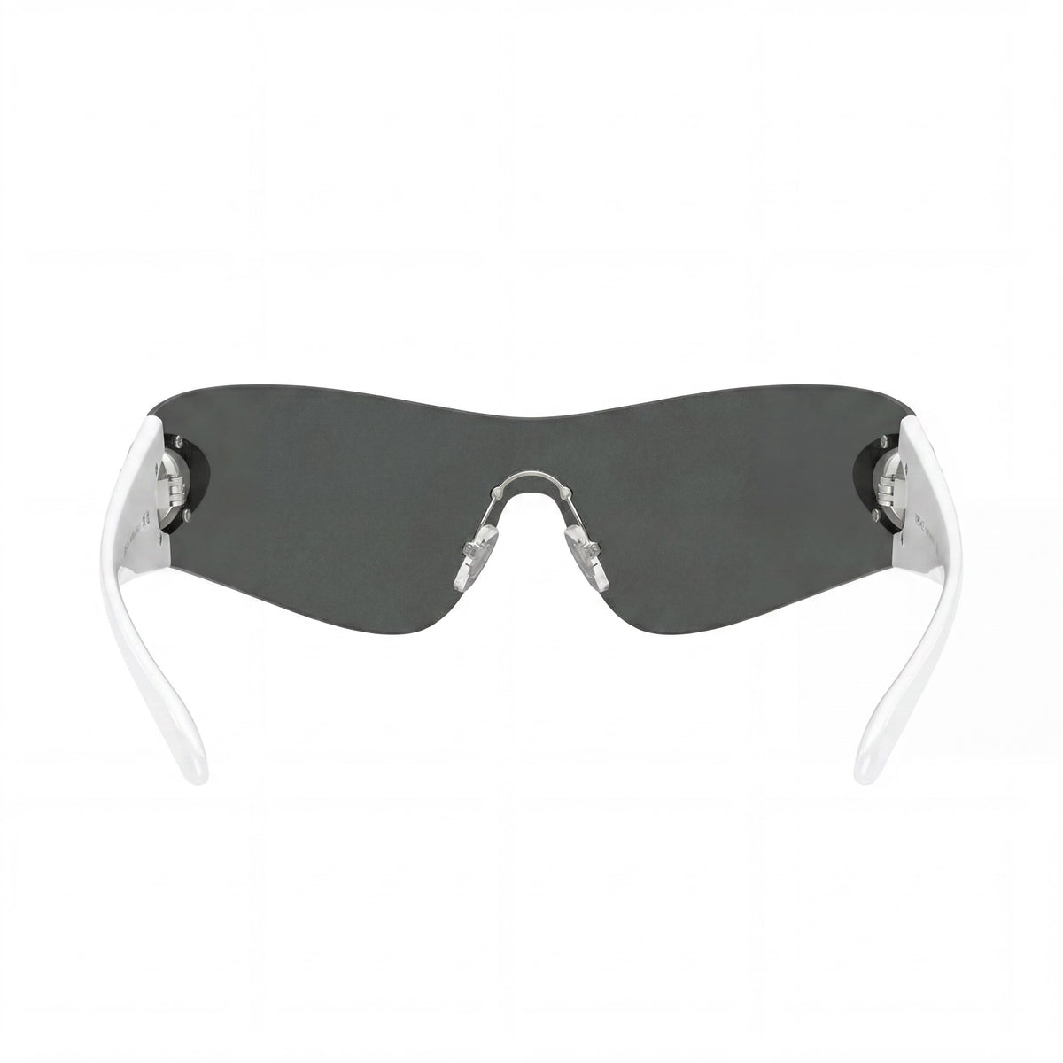 Versace 0VE2280 Glam Modern Gafas de sol tipo escudo grises oscuras unisex, 42mm, Photo 4