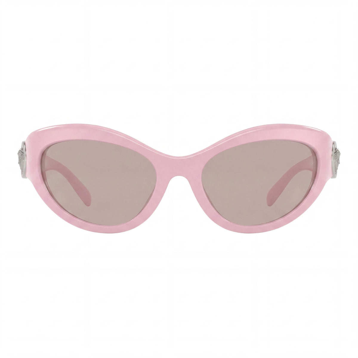 Gafas de sol Versace Glam Pink Mirror Rose Gold Shield para mujer, 59 mm, Photo 2
