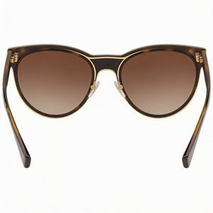 Versace Medusa Charm Round Sunglasses Unisex — interior view, Non-Polarized lens detail
