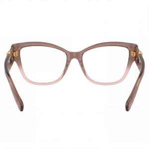 Versace Tf2091b Rectangle Eyeglasses Women — side view, Pink Acetate temples
