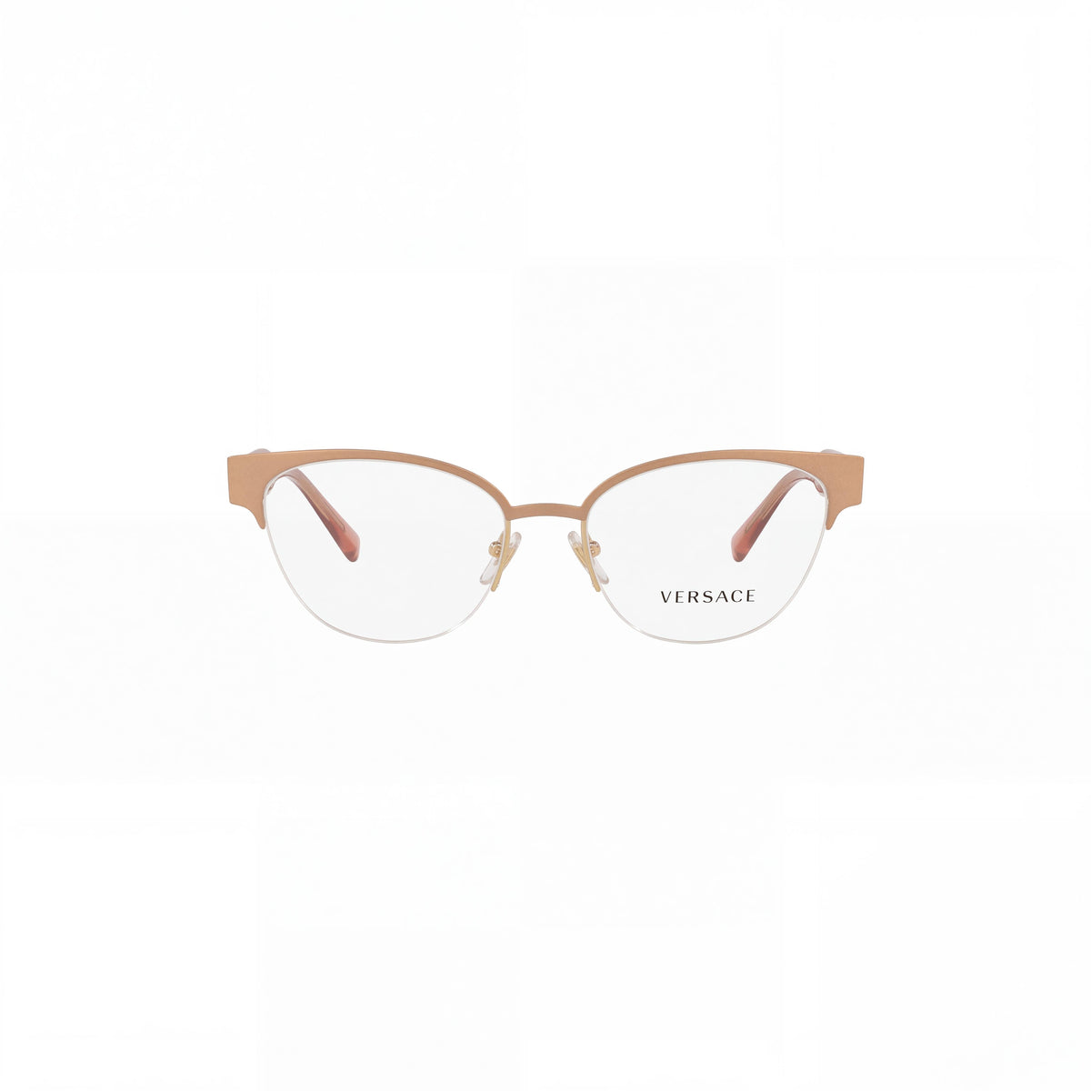 Gafas graduadas Versace VE 1265 color oro y oro rosa, forma ovalada para mujer, 53 mm, Photo 2