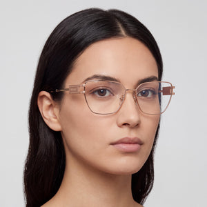 Versace VE 1301 Gold Eyeglasses Women — lifestyle wear, office and reading