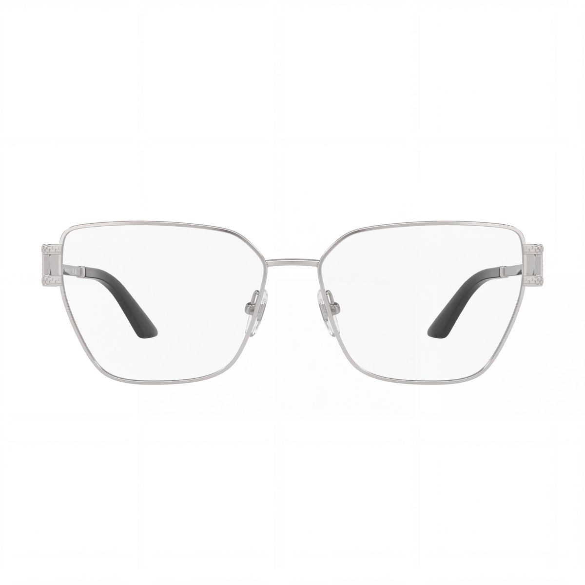 Gafas graduadas rectangulares Versace VE 1301 plateadas para mujer, 55 mm, Photo 2