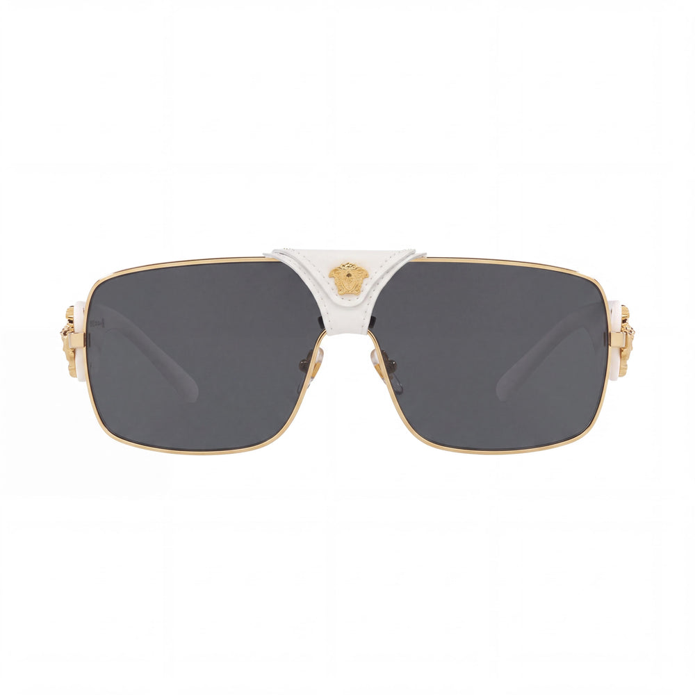 Versace Ve 2207q Rectangle Sunglasses for Women — front view, Plastic frame
