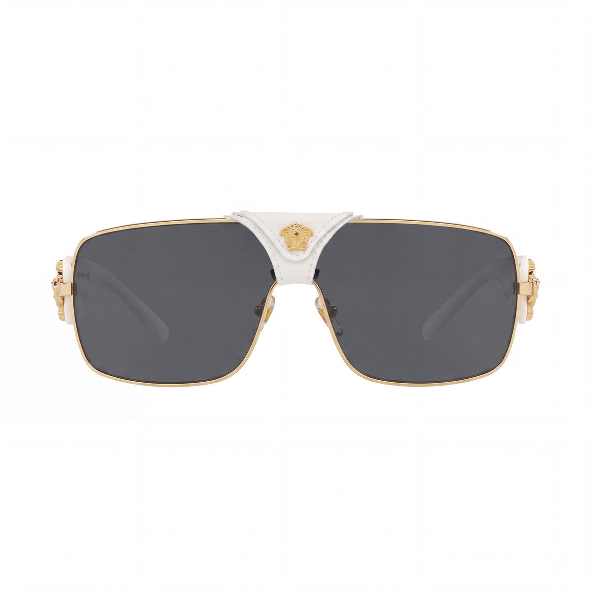 Versace Ve 2207q Gold Rectangle Sunglasses for Women, 38mm, Photo 2