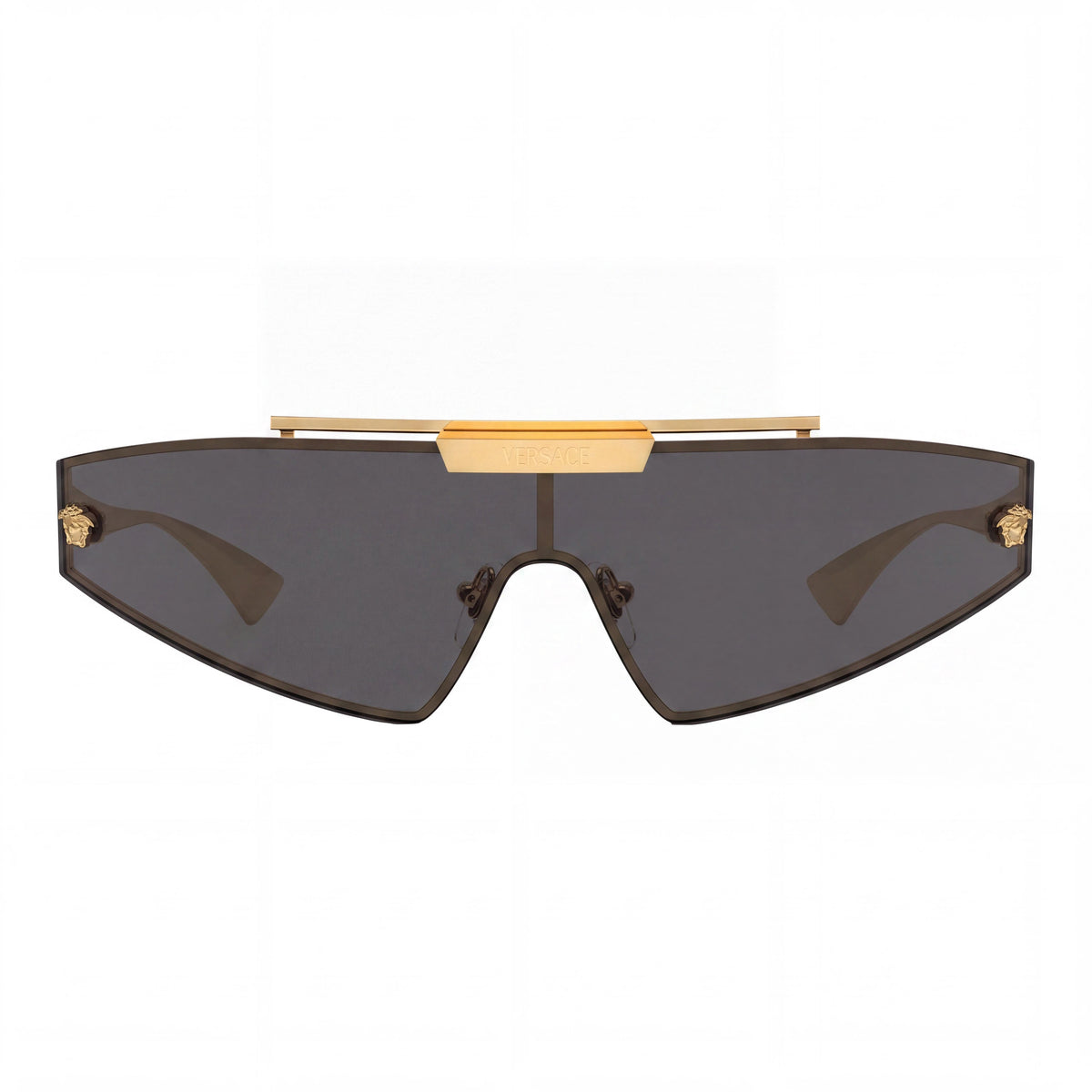 Gafas de sol rectangulares Versace VE 2265 doradas para mujer, 44 mm, Photo 2