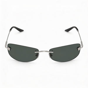 Versace Ve 2279 Rectangle Sunglasses for Men — front view, Metal frame