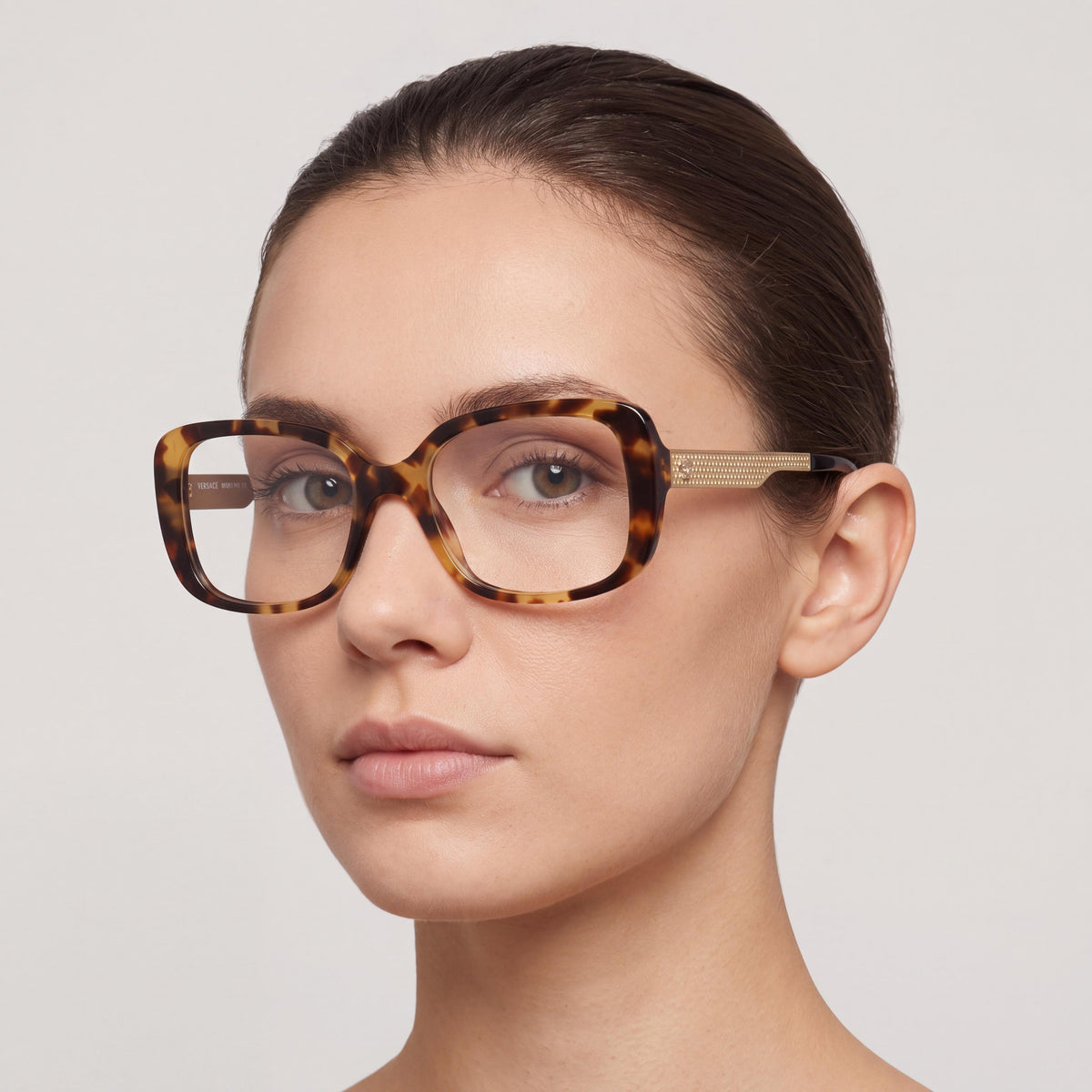 Versace Ve 3241 Tortoise Rectangle Eyeglasses for Women, Photo 4