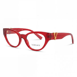 Versace Ve 3282 Pink Cat Eye Eyeglasses for Women, Acetate frame
