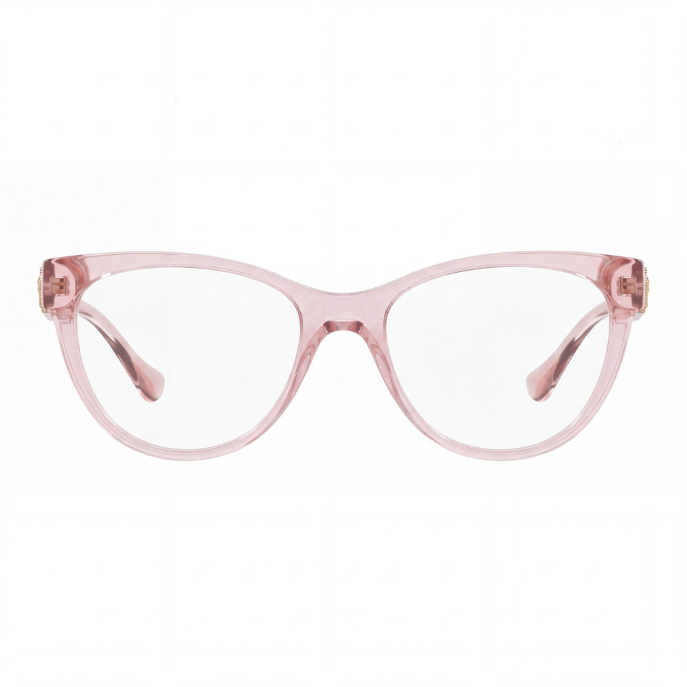 Versace VE 3304F Cat Eye Eyeglasses for Women — front view, Plastic