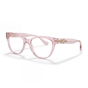 Versace VE 3304F Pink Cat Eye Eyeglasses for Women, Plastic frame