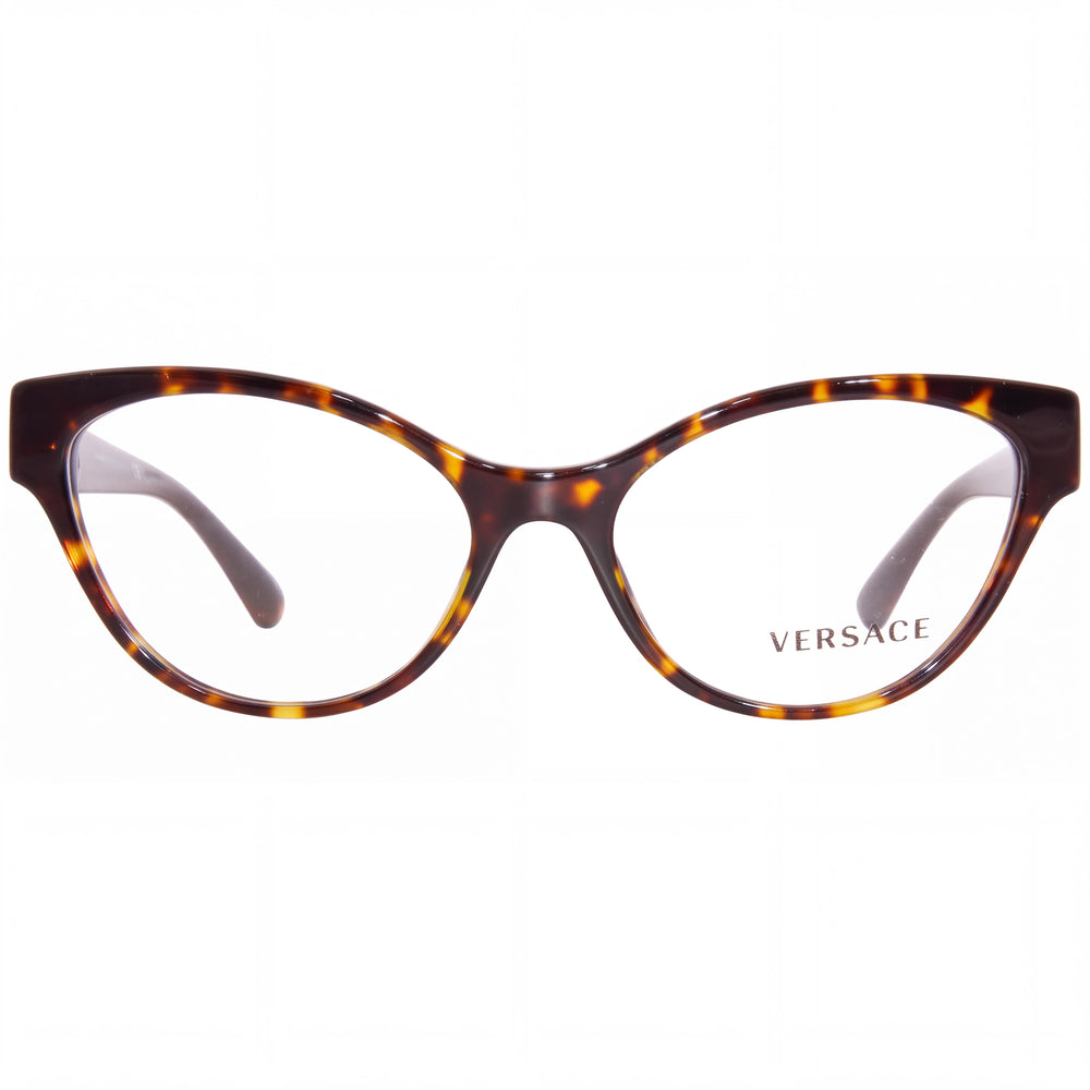 Versace VE 3305 Cat Eye Eyeglasses for Men — front view, Plastic