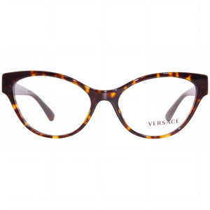 Versace VE 3305 Cat Eye Eyeglasses for Men — front view, Plastic