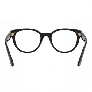Versace Ve 3317f Rectangle Eyeglasses Men — side view, Black Plastic temples
