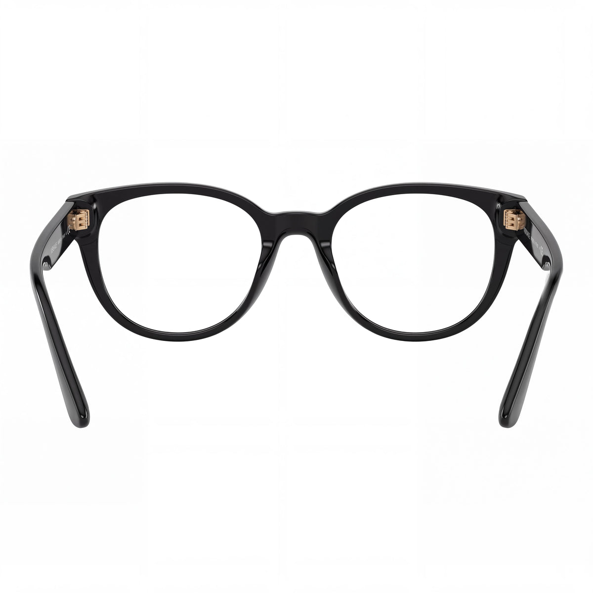 Gafas graduadas Versace VE 3317F para hombre con montura de plástico negra y lentes transparentes, ancho de lente de 51 mm, Photo 3