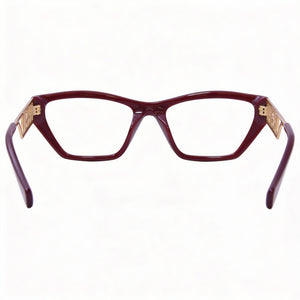 Versace Ve 3327u Cat Eye Eyeglasses for Women — interior view, Polycarbonate demo lenses