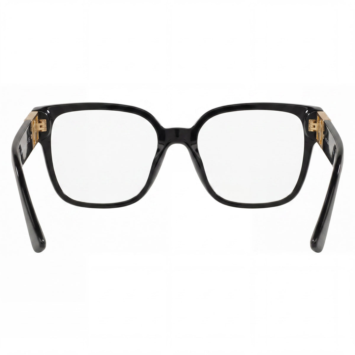 Versace Ve 3329b Black Gold Logo Square Eyeglasses Unisex, 54mm, Photo 2