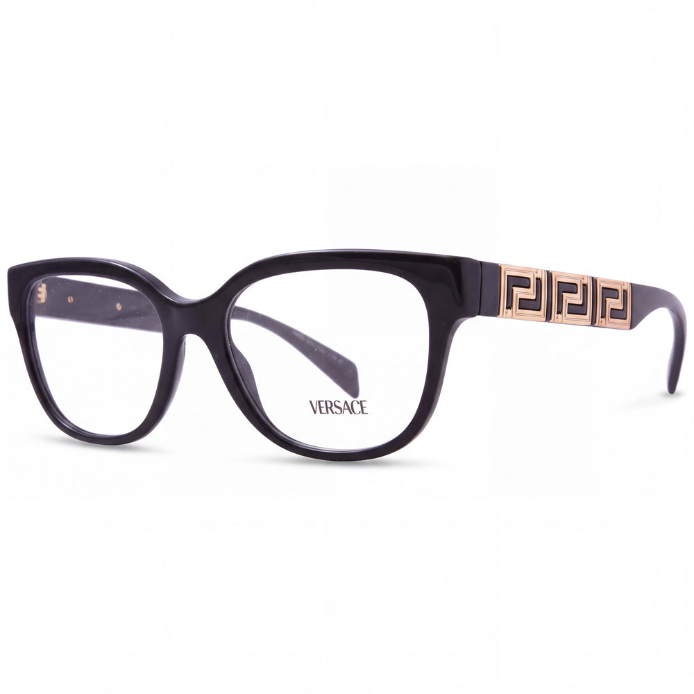 Versace Ve 3338 Multicoloured Cat Eye Eyeglasses for Women, Acetate frame