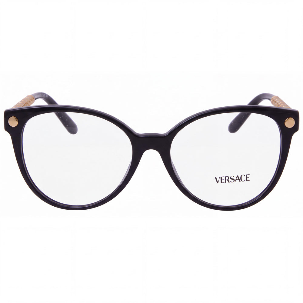 Versace Ve 3353 Cat Eye Eyeglasses for Women — front view, Acetate