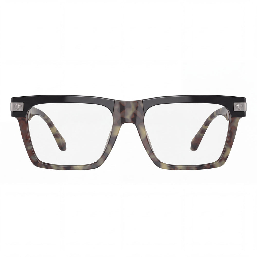 Versace VE 3354 F 5456 Rectangle Eyeglasses for Women — front view, Acetate