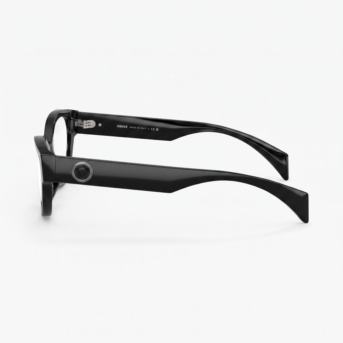 Gafas rectangulares Versace VE 3361U para mujer, negras, 51 mm, Photo 3