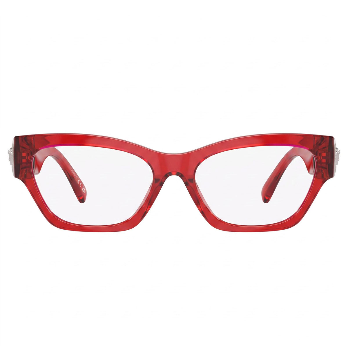 Versace Ve 3367 U Red Cat Eye Eyeglasses for Women, Injected 52mm, Photo 2
