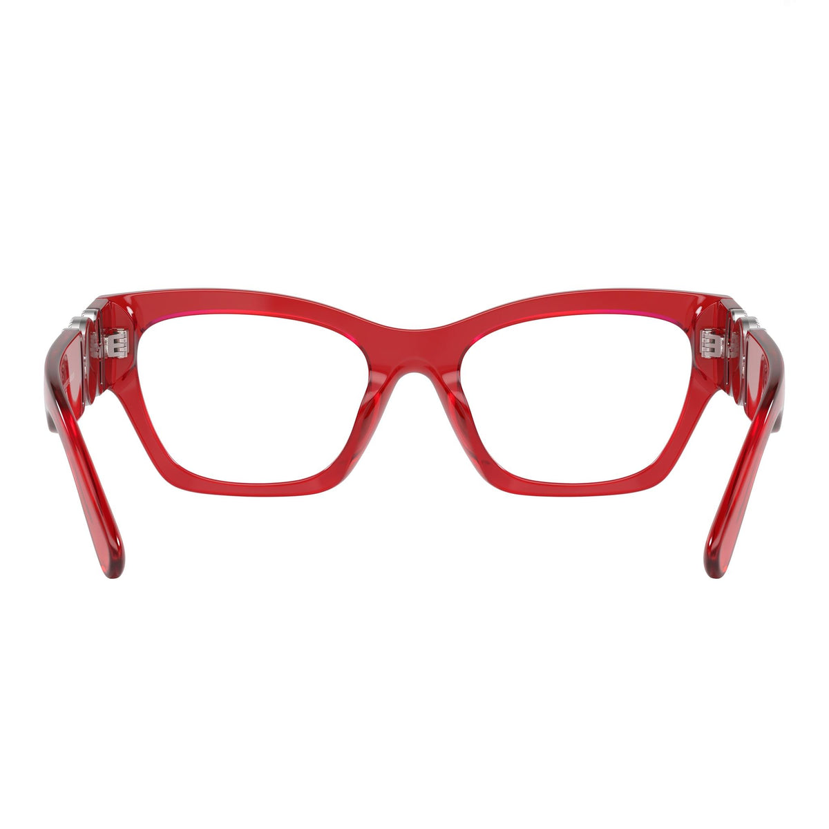Versace Ve 3367 U Red Transparent Eyeglasses for Women, 52mm, Photo 4
