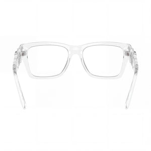 Versace Ve 3368u Rectangle Eyeglasses Women — side view, Transparent Injected temples