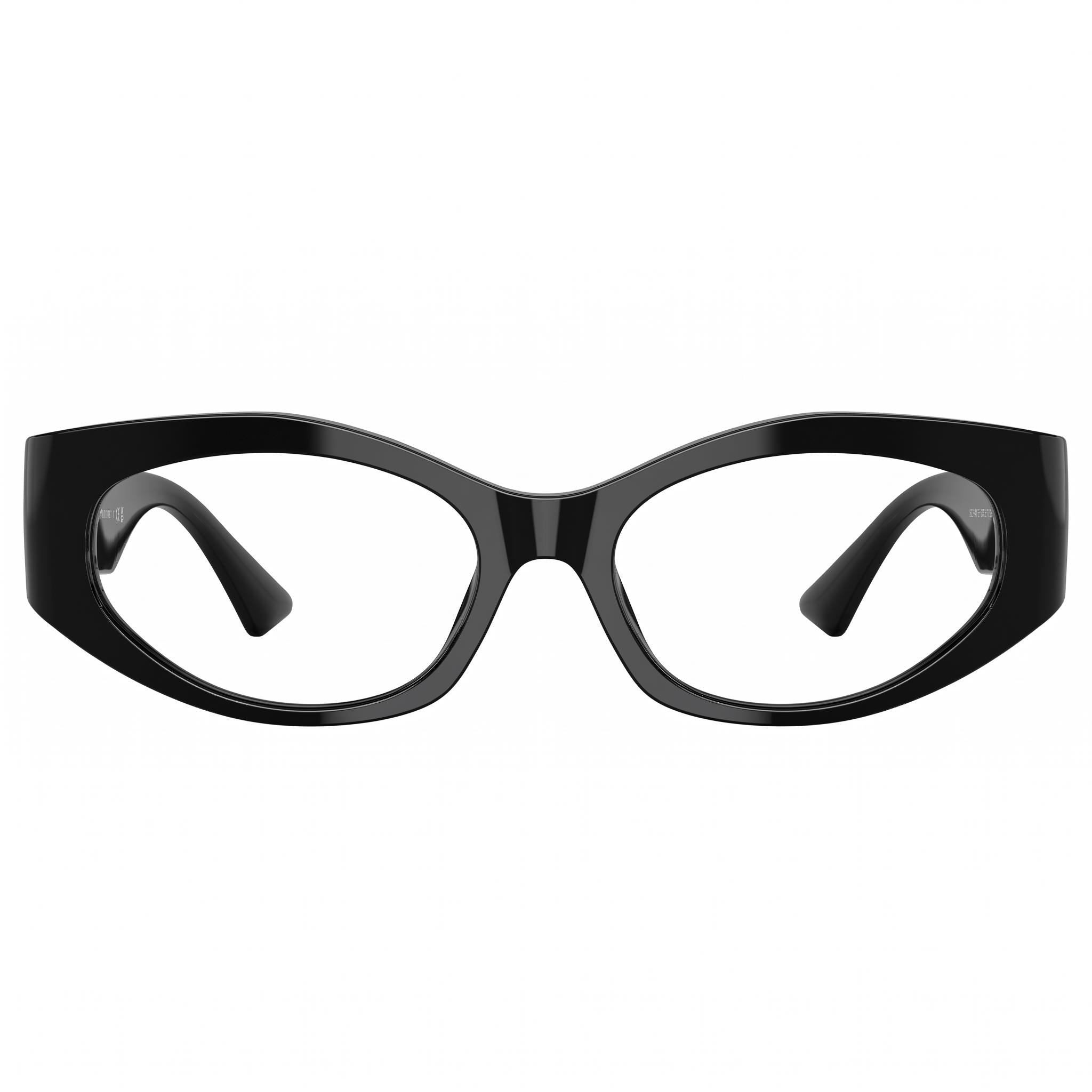 Versace VE 3369 Black Oval Eyeglasses for Women, Acetate, Photo 2