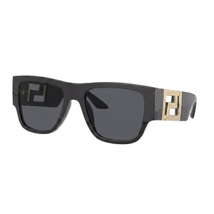 Versace VE 4403 Black Square Sunglasses for Men, Grey lens