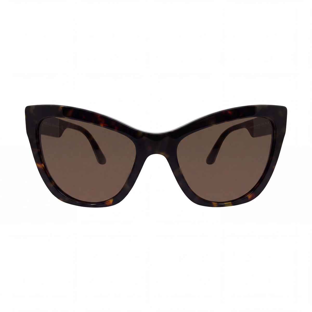 Versace Havana Striped Dark Brown Cat Eye Sunglasses for Women, 56mm, Photo 2