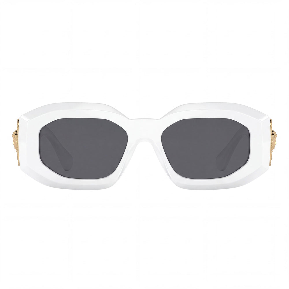 Versace VE 4425U Rectangle Sunglasses for Women — front view, Plastic frame